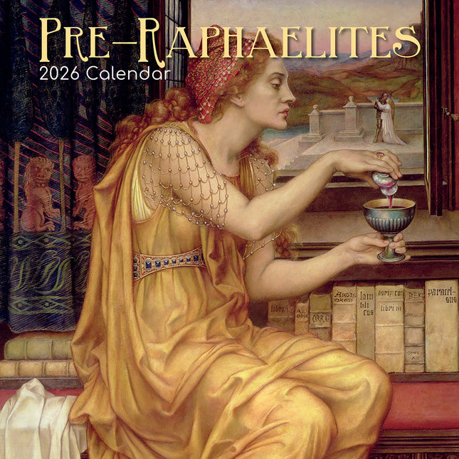 Pre-Raphaelites - 2026 Square Wall Calendar 16 Months Arts Photos Planner Gift