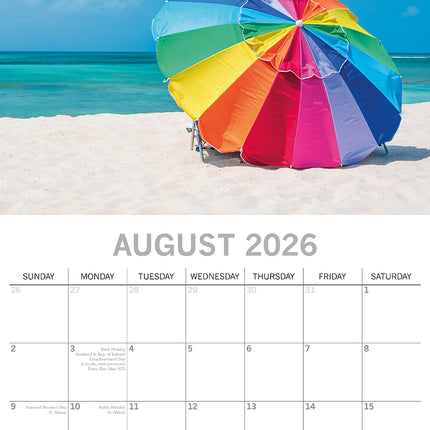 Rainbows - 2026 Square Wall Calendar 16 Months Arts Photography Planner Gift