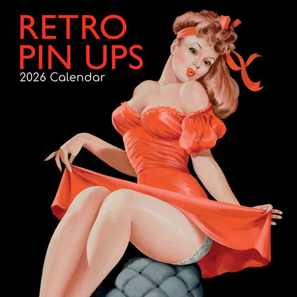 Retro Pin Ups - 2026 Square Wall Calendar 16 Month Arts Photography Planner Gift