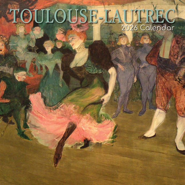Toulouse-Lautrec - 2026 Square Wall Calendar 16 Months Arts Photos Planner Gift