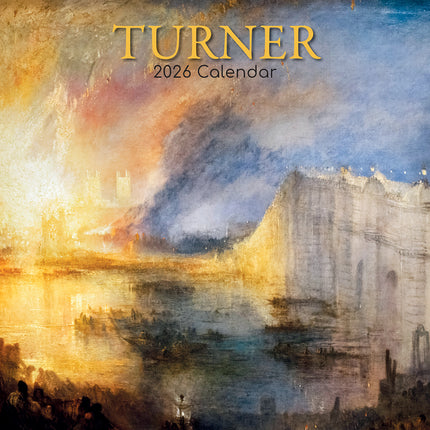 Turner - 2026 Square Wall Calendar 16 Months Arts Photography Home Planner Gift