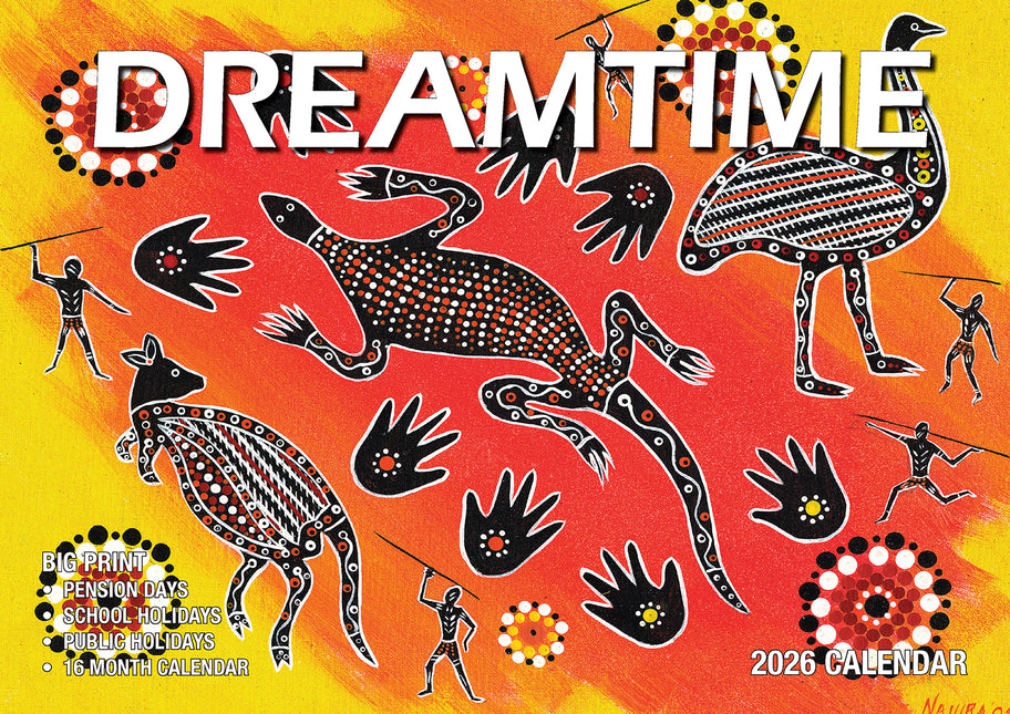 The Dreamtime 2026 Rectangle Wall Calendar
