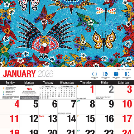 The Dreamtime 2026 Rectangle Wall Calendar