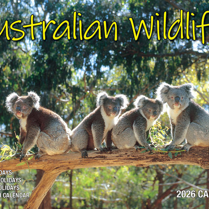 Australian Wildlife 2026 Rectangle Wall Calendar