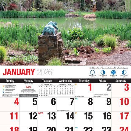 Great Gardens 2026 Rectangle Wall Calendar