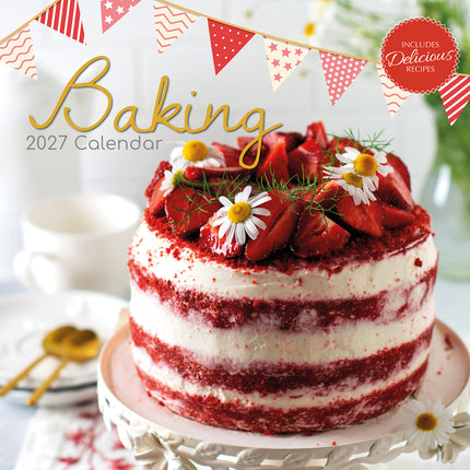 Baking 2027 Premium Square Wall Calendar cover