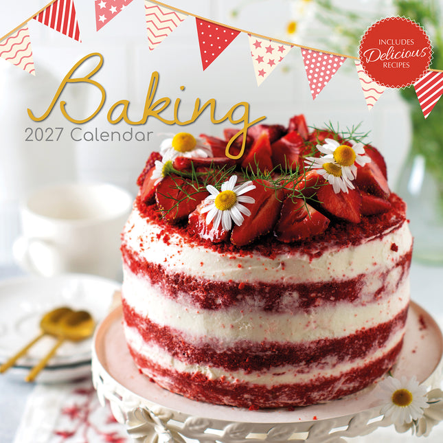 Baking 2027 Premium Square Wall Calendar cover