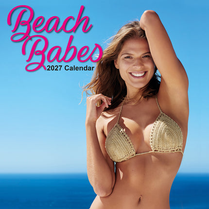 Beach Babes 2027 Premium Square Wall Calendar cover