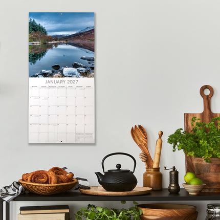 Beautiful Britain 2027 Premium Square Wall Calendar lifestyle image