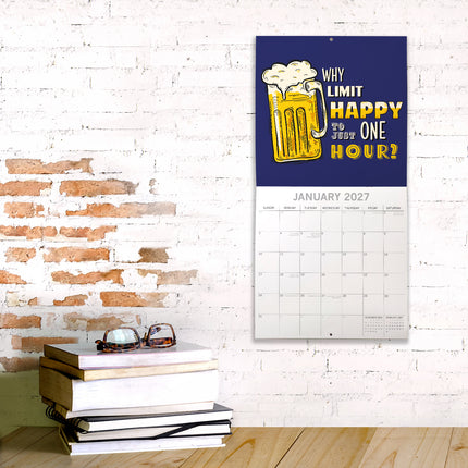 Beer Signs 2027 Premium Square Wall Calendar lifestyle image