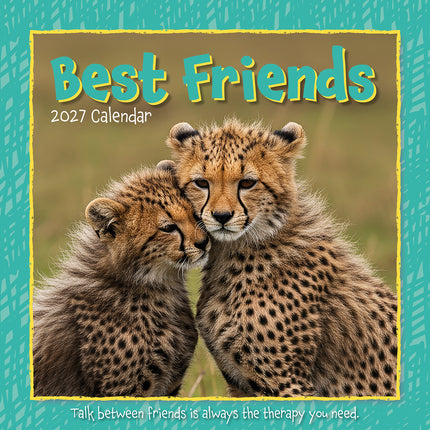 Best Friends 2027 Premium Square Wall Calendar cover
