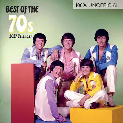Best of the 70's 2027 Premium Square Wall Calendar cover