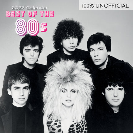 Best of the 80's 2027 Premium Square Wall Calendar cover