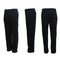 New Adult Mens Unisex Track Suit Fleece Lined Pants Sport Gym Work Casual Winter - Black