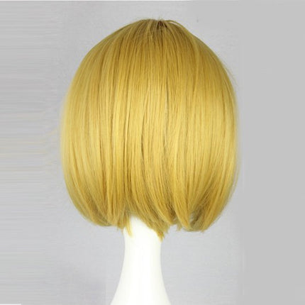 Womens Short 30cm Straight Synthetic BOB Wigs w Side Bangs Cosplay Costume Party - Zmart Australia