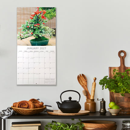 Bonsai 2027 Premium Square Wall Calendar lifestyle image