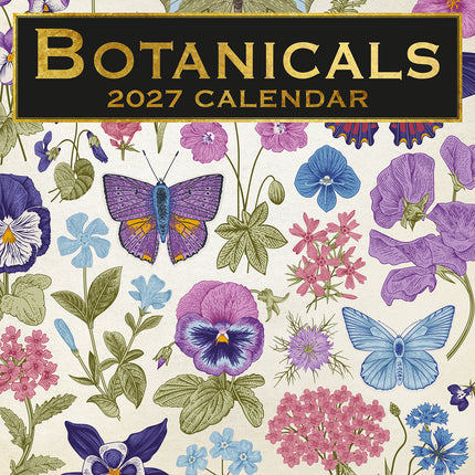 Botanicals 2027 Premium Square Wall Calendar cover