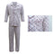 New Mens Cotton Pajamas Pyjamas PJs Set Long Sleeve Shirt Tops + Pants Sleepwear - Brown