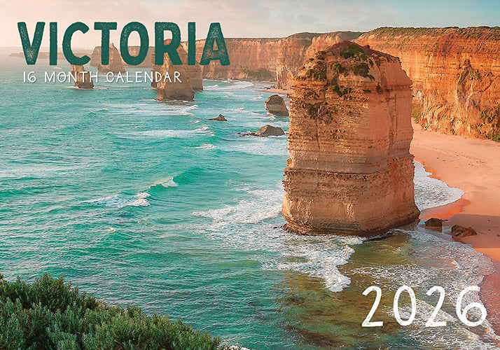 2026 Victoria Rectangle Wall Calendar