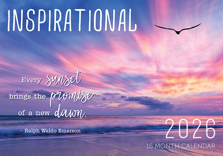 2026 Inspirationals Rectangle Wall Calendar