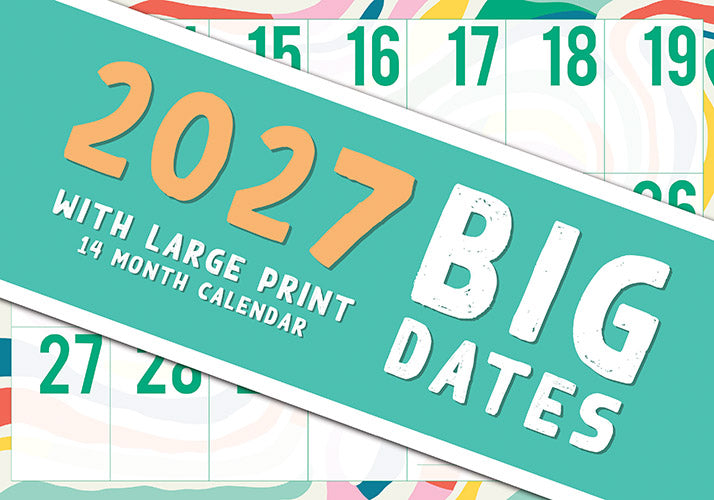Big Date 2027 Rectangle Wall Calendar