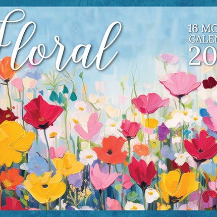 Elegance Floral 2027 Rectangle Wall Calendar