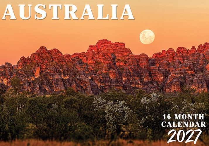 Australia 2027 Rectangle Wall Calendar