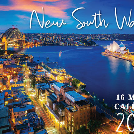 New South Wales 2027 Rectangle Wall Calendar