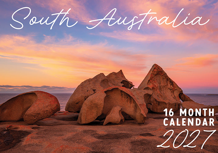 South Australia 2027 Rectangle Wall Calendar