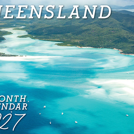 Queensland 2027 Rectangle Wall Calendar