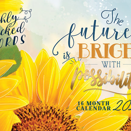 Freshly Picked Words 2027 Rectangle Wall Calendar