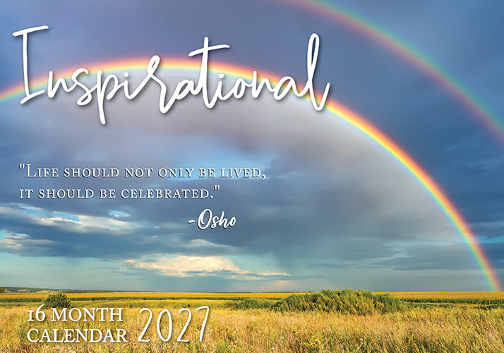 Inspirational 2027 Rectangle Wall Calendar