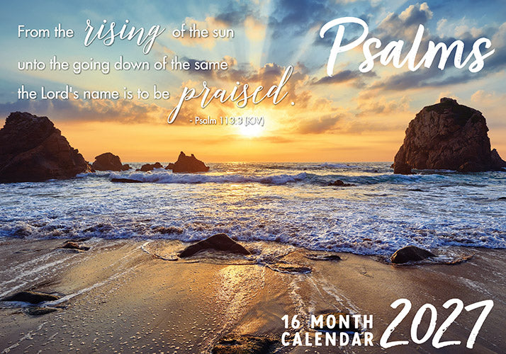 Psalms 2027 Rectangle Wall Calendar