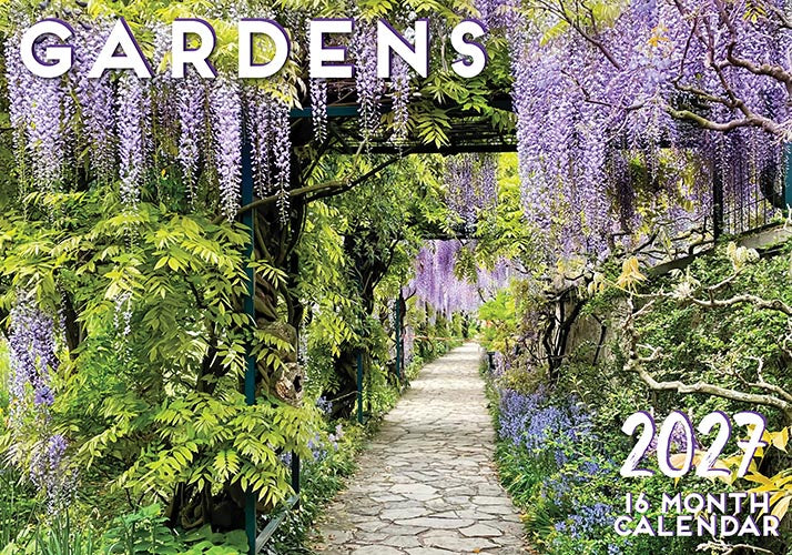 Gardens 2027 Rectangle Wall Calendar