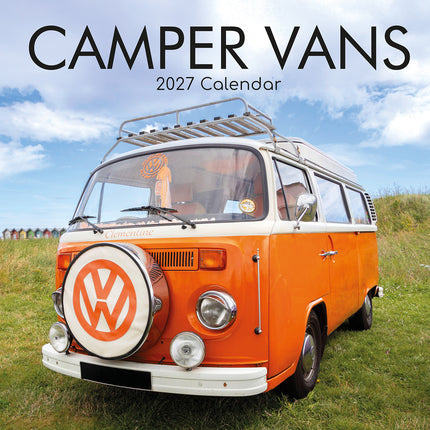 Camper Vans 2027 Premium Square Wall Calendar cover