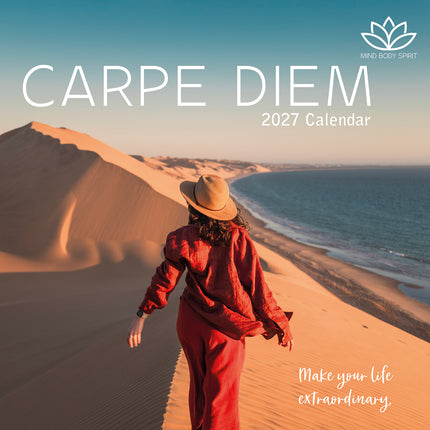 Carpe Diem 2027 Premium Square Wall Calendar cover