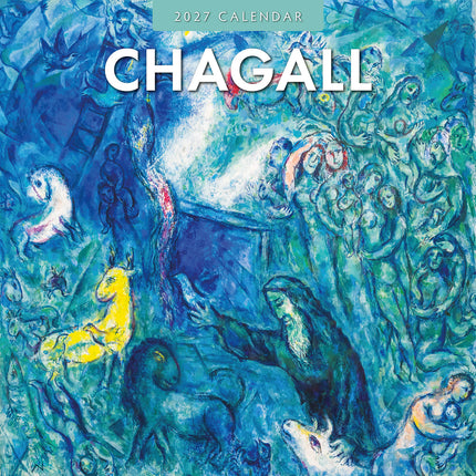 Chagall 2027 square wall calendar - front cover
