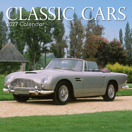 Classic Cars 2027 Premium Square Wall Calendar cover
