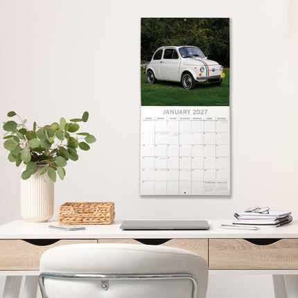 Classic Cars 2027 Premium Square Wall Calendar lifestyle image