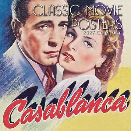 Classic Movie Posters 2027 Premium Square Wall Calendar cover