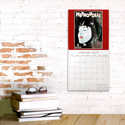 Classic Movie Posters 2027 Premium Square Wall Calendar lifestyle image