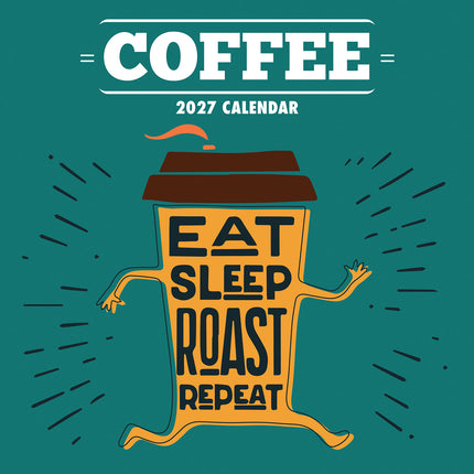 Coffee 2027 Premium Square Wall Calendar cover