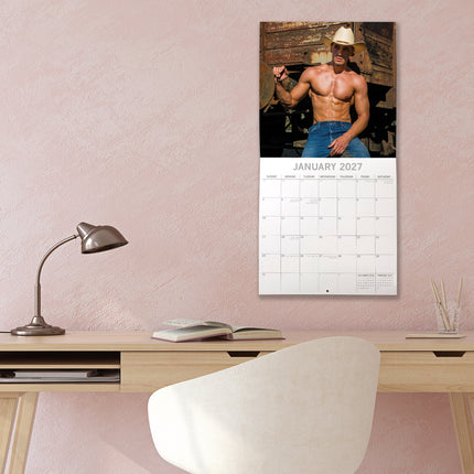 Cowboys 2027 Premium Square Wall Calendar lifestyle image