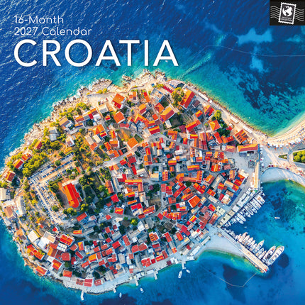 Croatia 2027 Premium Square Wall Calendar cover