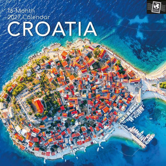 Croatia 2027 Premium Square Wall Calendar cover