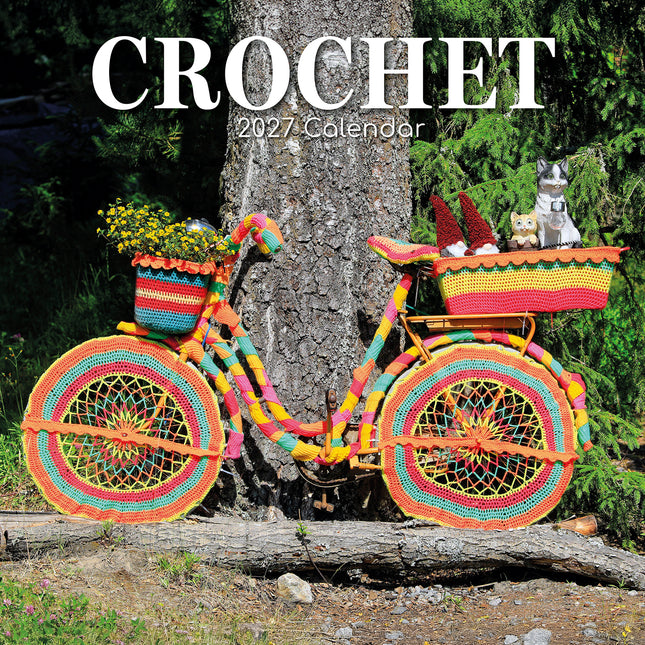 Crochet 2027 Premium Square Wall Calendar cover