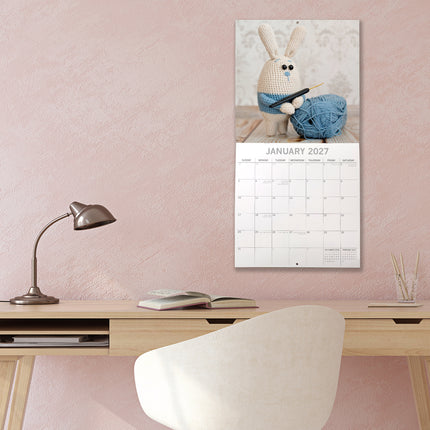 Crochet 2027 Premium Square Wall Calendar lifestyle image