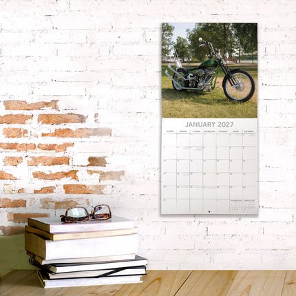Custom Bikes 2027 Premium Square Wall Calendar lifestyle image