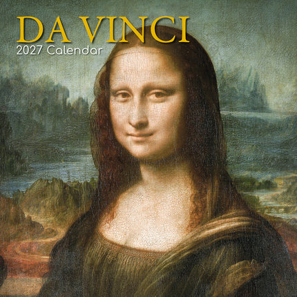 Da Vinci 2027 Premium Square Wall Calendar cover