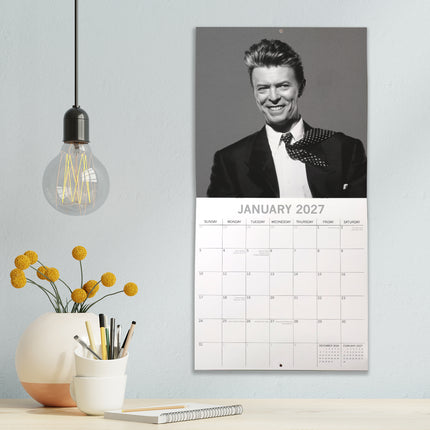 David Bowie 2027 Premium Square Wall Calendar lifestyle image